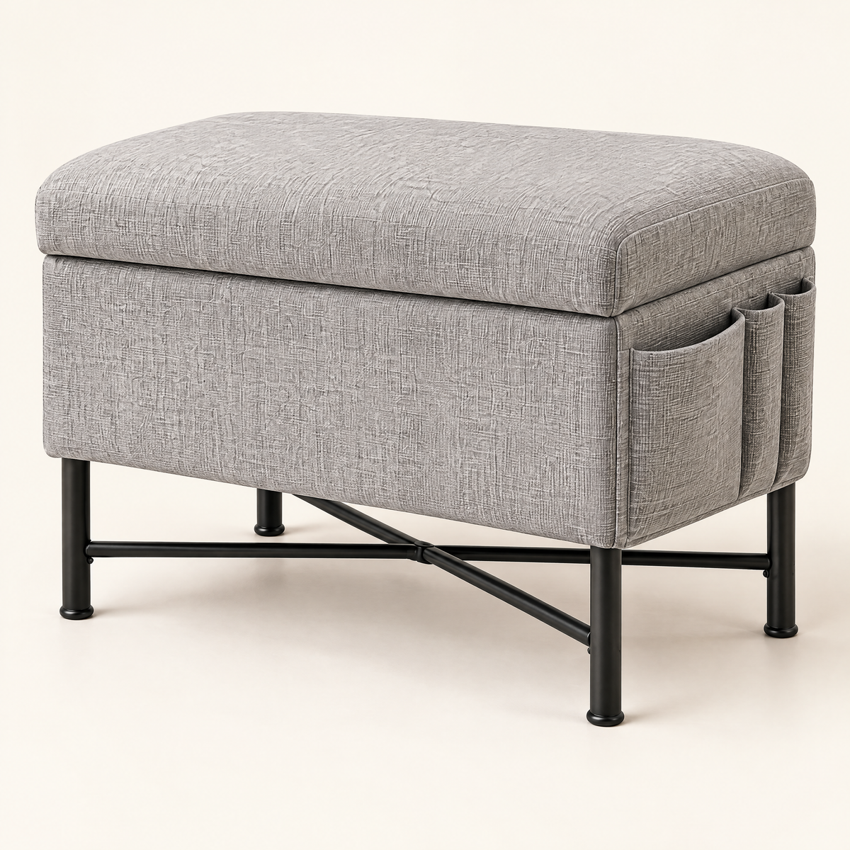 Naveqlo™ BedsidePocket Side-Pocket Multipurpose Bedside Bench image 2