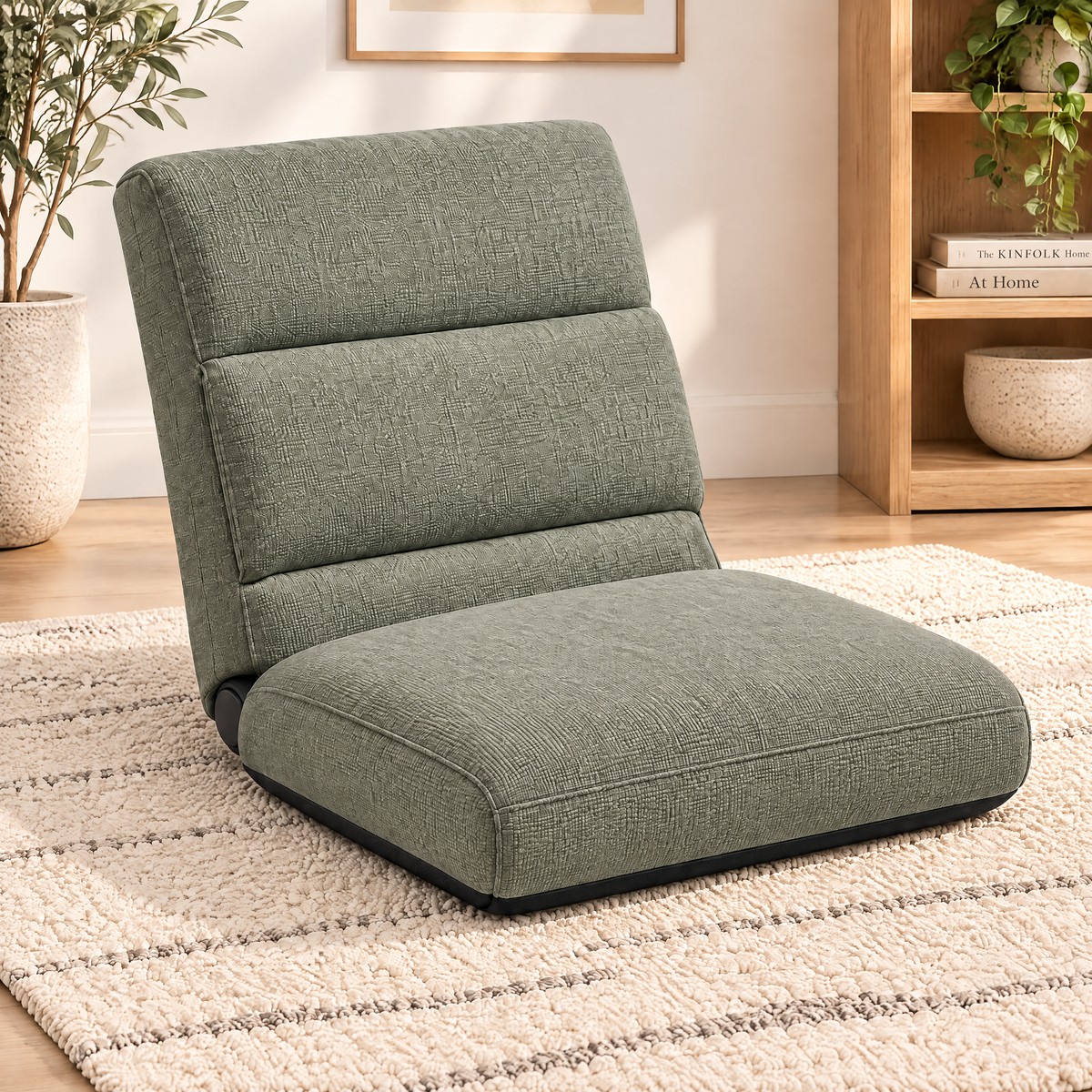 Naveqlo™ FoldNest Folding Floor Lounge Chair image 5