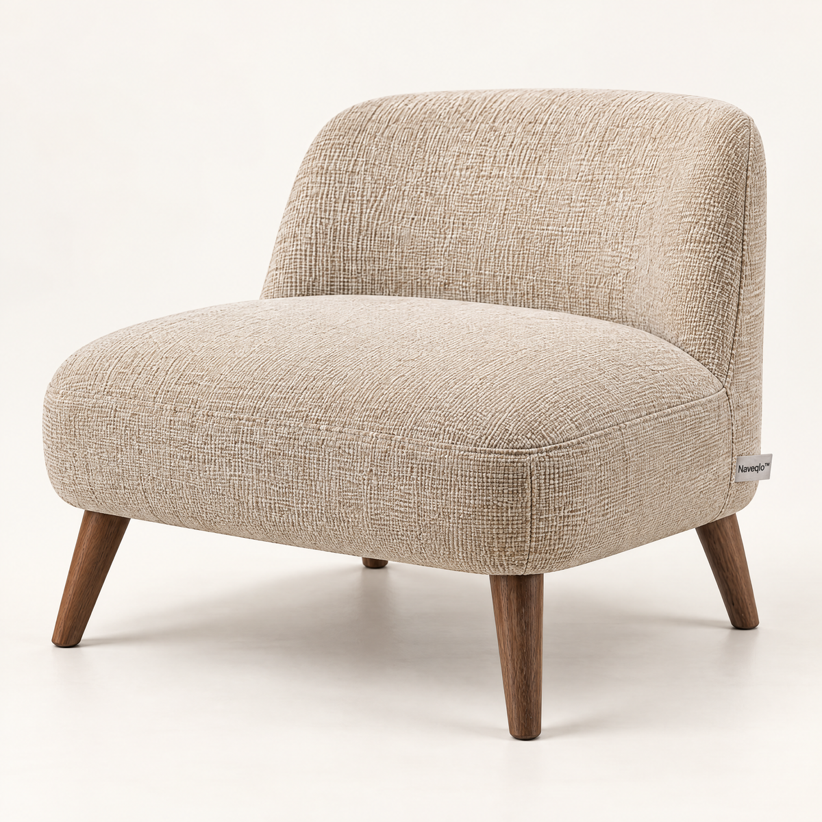Naveqlo™ SolaceLow Upholstered Low-Back Lounge Chair image 2